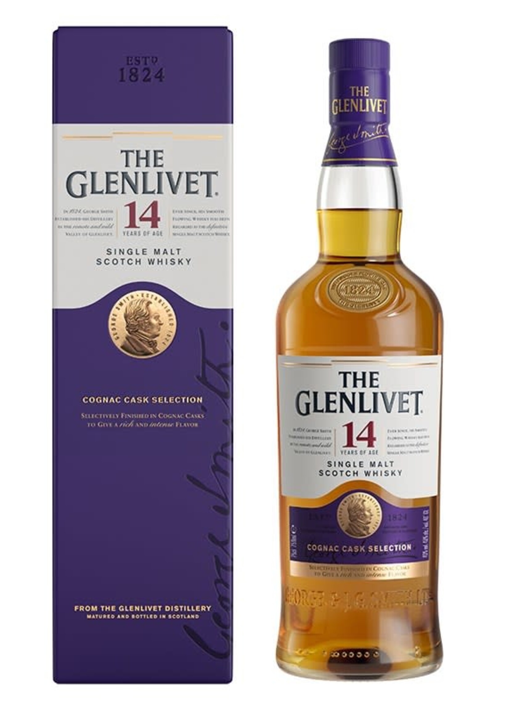 Glenlivet Glenlivet 14yr Cognac Cask 750ml