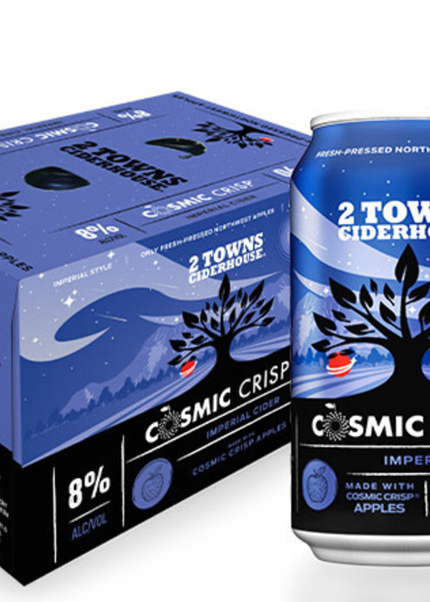 2 Towns Cider 2 Towns Cosmic Crisp 6 can