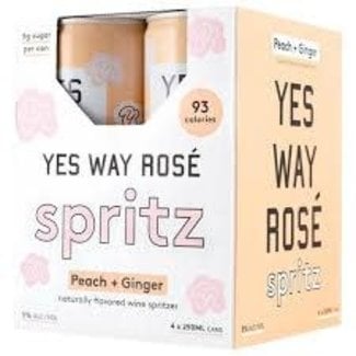Yes Way Rose Yes Way Rose Peach Ginger Spritz 4 can