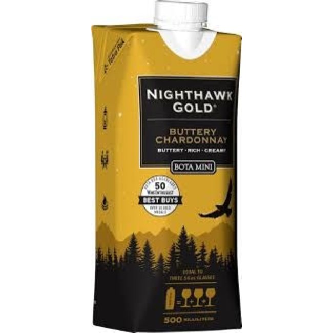 Bota Box Mini Nighthawk Gold Chardonnay 500ml