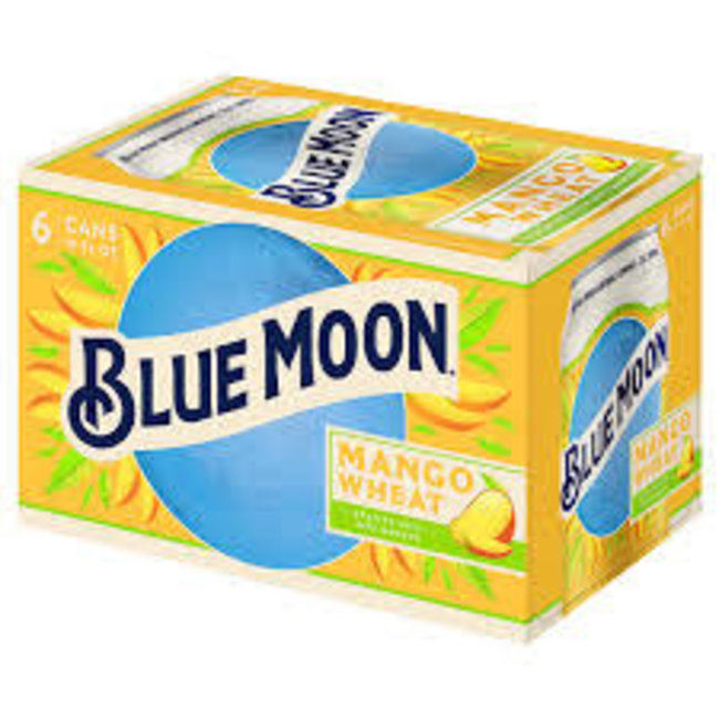 Blue Moon Mango Wheat 6 can