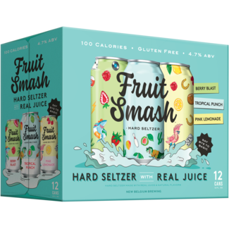 New Belgium Brewing Fruit Smash by NBB Hard Seltzer Variety 12 can