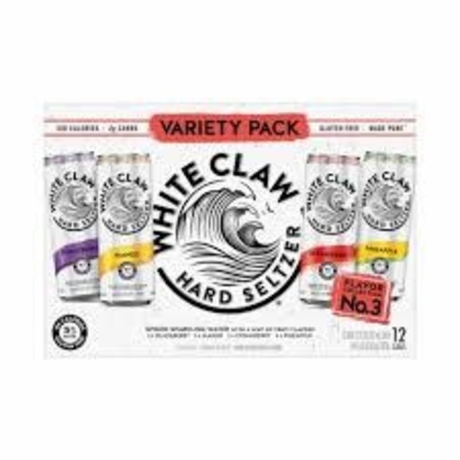 White Claw Variety #3 12 can