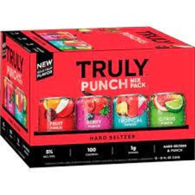 Truly Fruit Punch Seltzer 12 Can