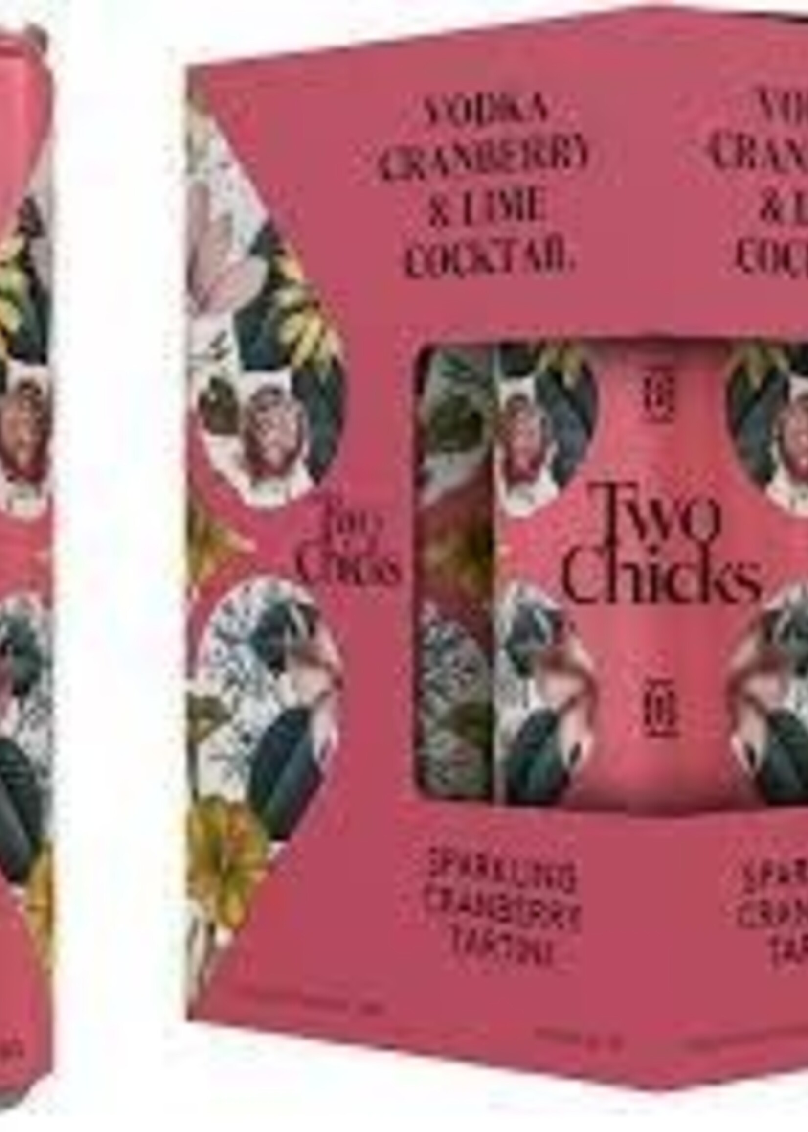 Two Chicks Canned Cocktails Two Chicks Vodka Cranberry Canned Cocktail 4 can
