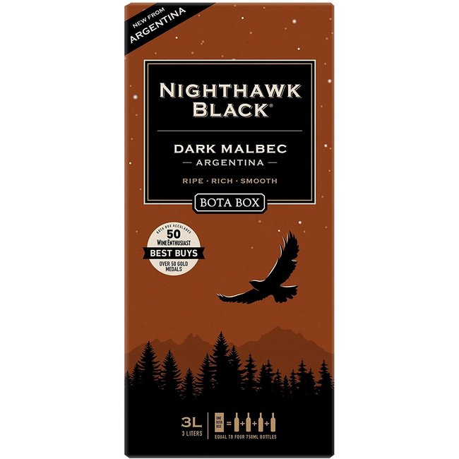Bota Box Nighthawk Malbec Dark 3L