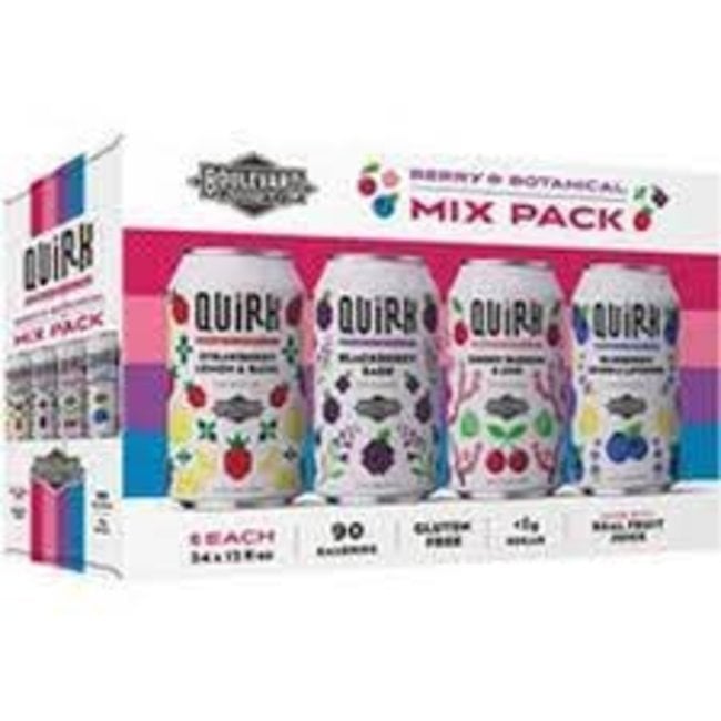 Boulevard Quirk Seltzer BERRY Variety 12 can