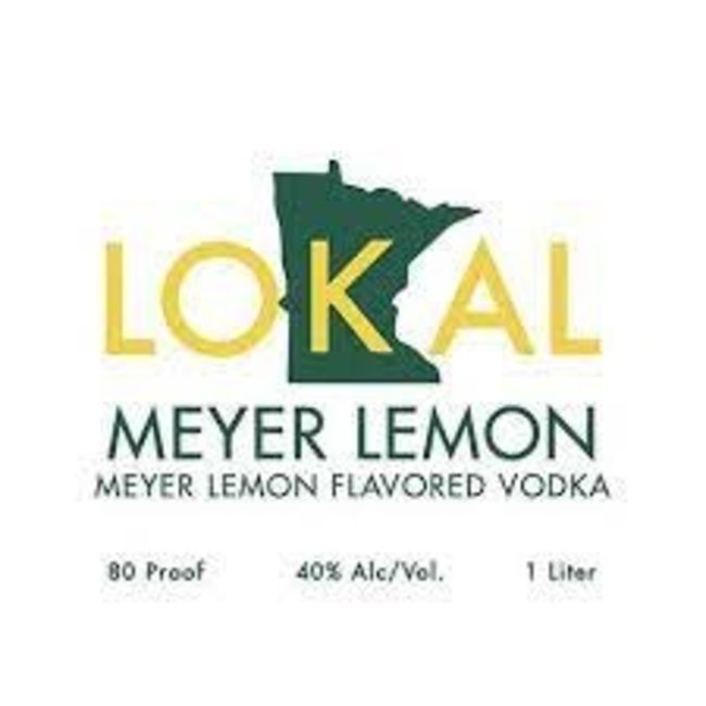 Lokal Meyer Lemon Vodka 1L