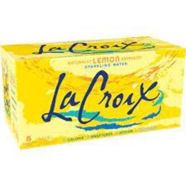 La Croix Lemon 8 can