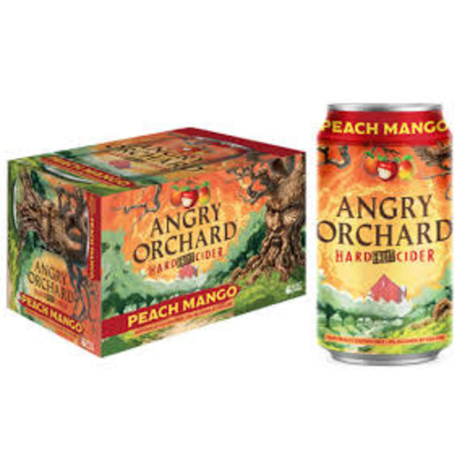 Angry Orchard Peach Mango Fruit Cider 6 can
