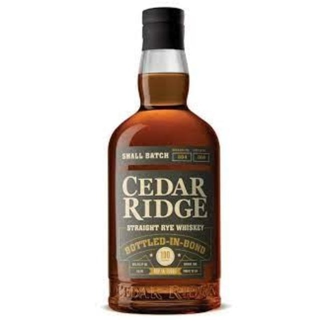 Cedar Ridge Bottled in Bond Rye Whiskey 750ml