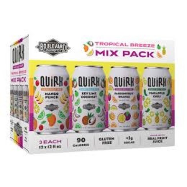 Boulevard Quirk Seltzer Tropical Variety 12 can