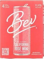 Bev Wine Bev Rose 4 can