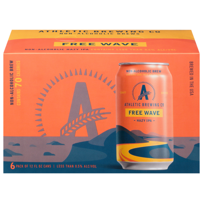 Athletic Brewing Free Wave Hazy IPA NA 6 can