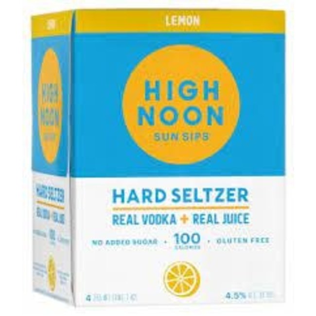 High Noon Lemon 4 can
