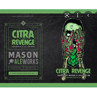 Mason Ale Works Mason Ale Works Citra Revengeance DIPA 4 can