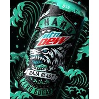 pepsi Hard Mountain Dew Baja Blast 24oz can