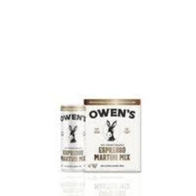 Owen's Craft Mixer Owens Espresso Martini Mix 4 can