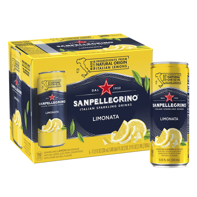 San Pellegrino Limonata 6 can