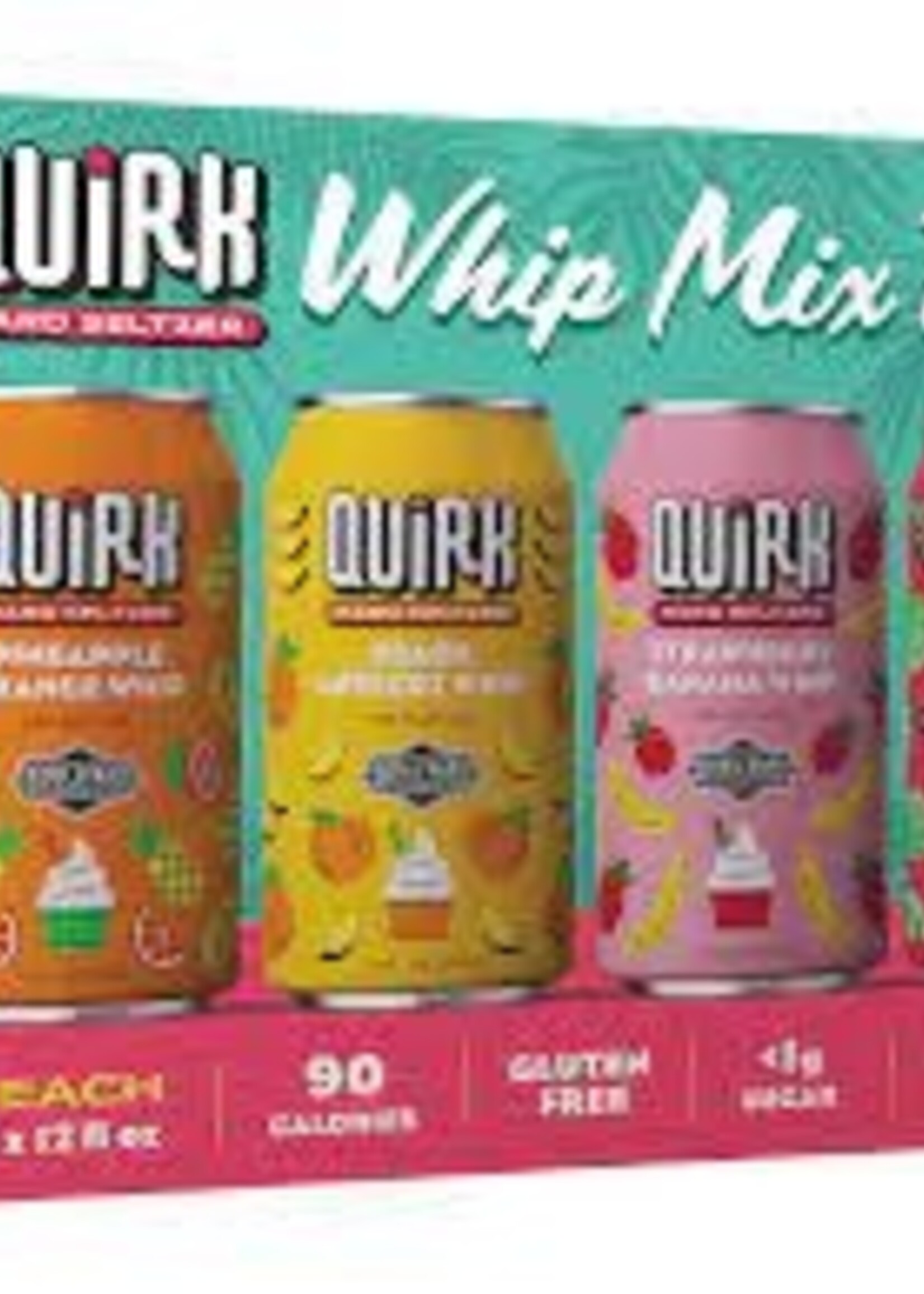 Boulevard Brewing Quirk Seltzer Whip Mix Pack Variety 12 can
