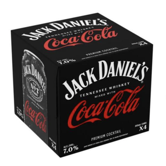 Jack Daniels Jack Daniels Jack & Coke RTD 4 can