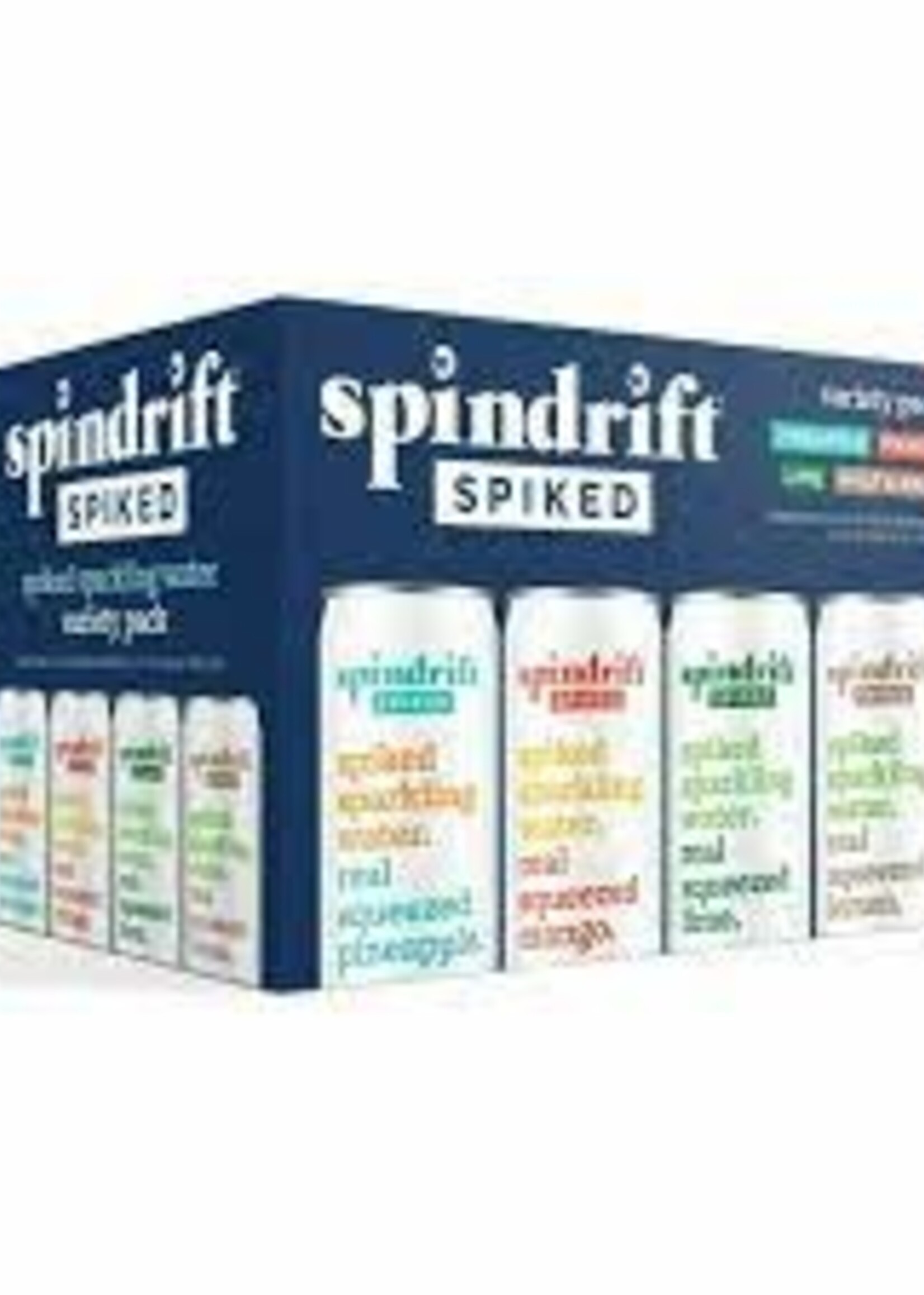 Spindrift Spindrift Spiked Seltzer Staycation Variety 12 can