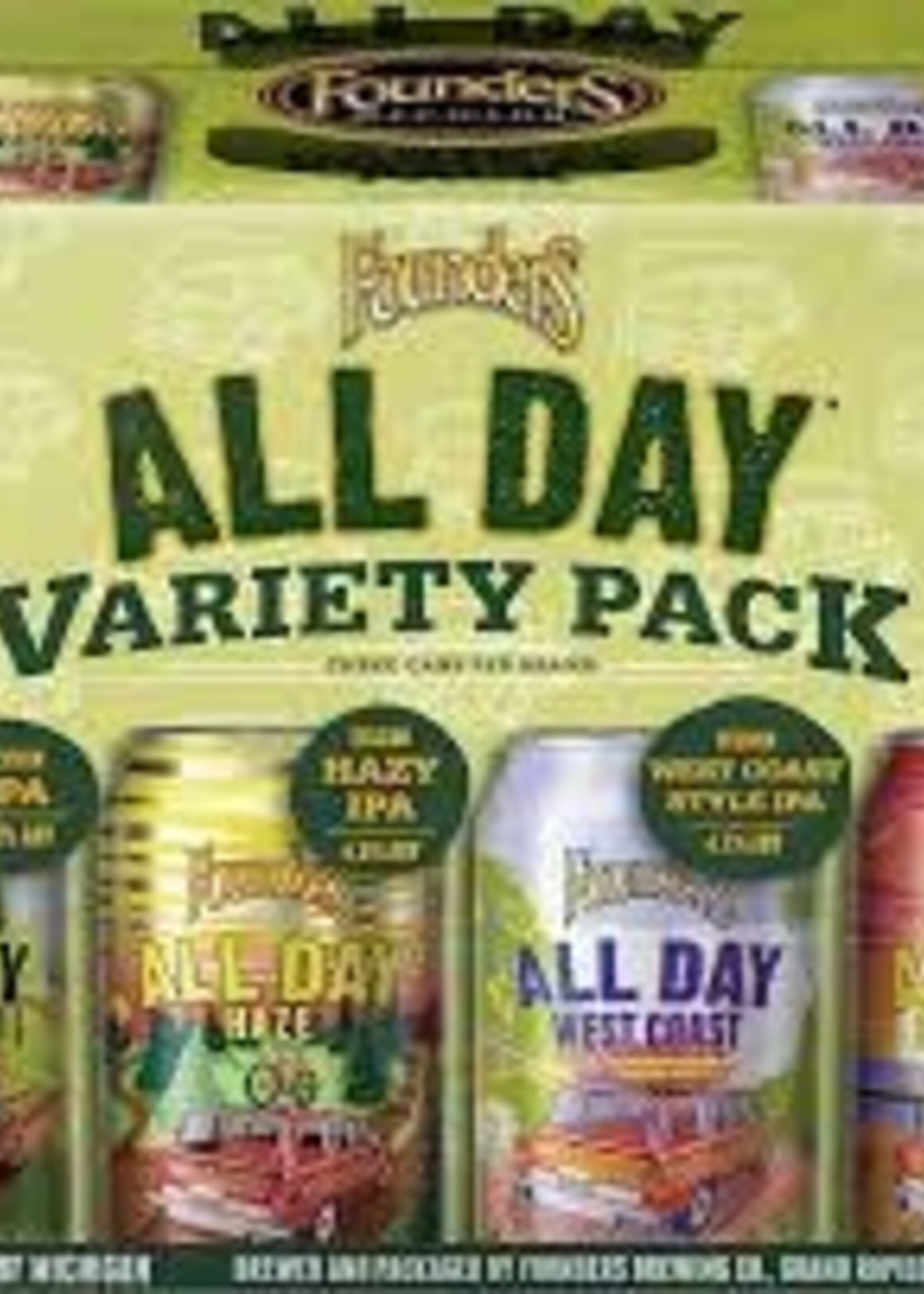 Founders Brewing Company Founders All Day Variety 12 can