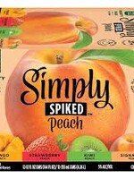 Simply Spiked Simply Spiked Peach Variety 12 can