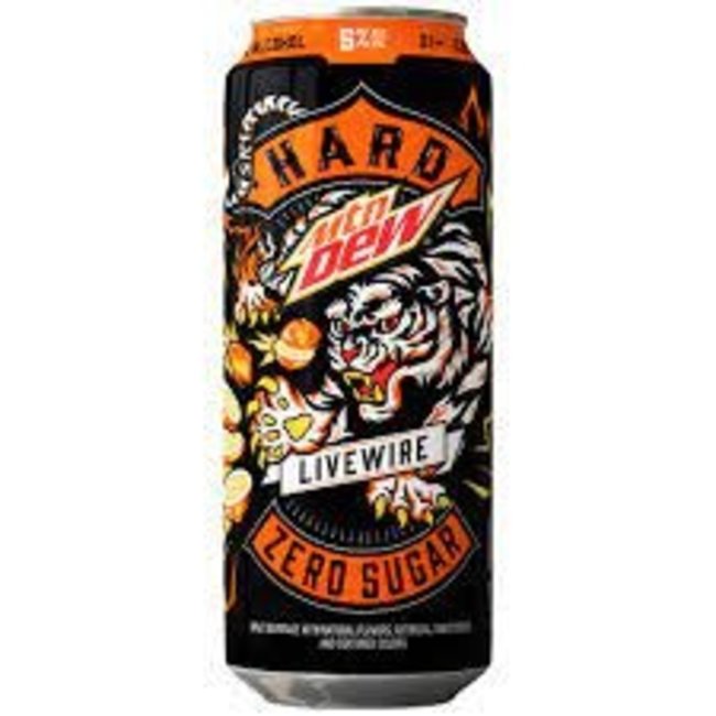 Hard Mountain Dew Live Wire 24oz can