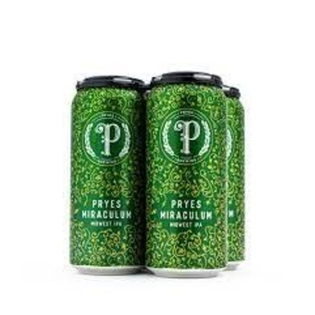Pryes Brewing Miraculum IPA 4 can