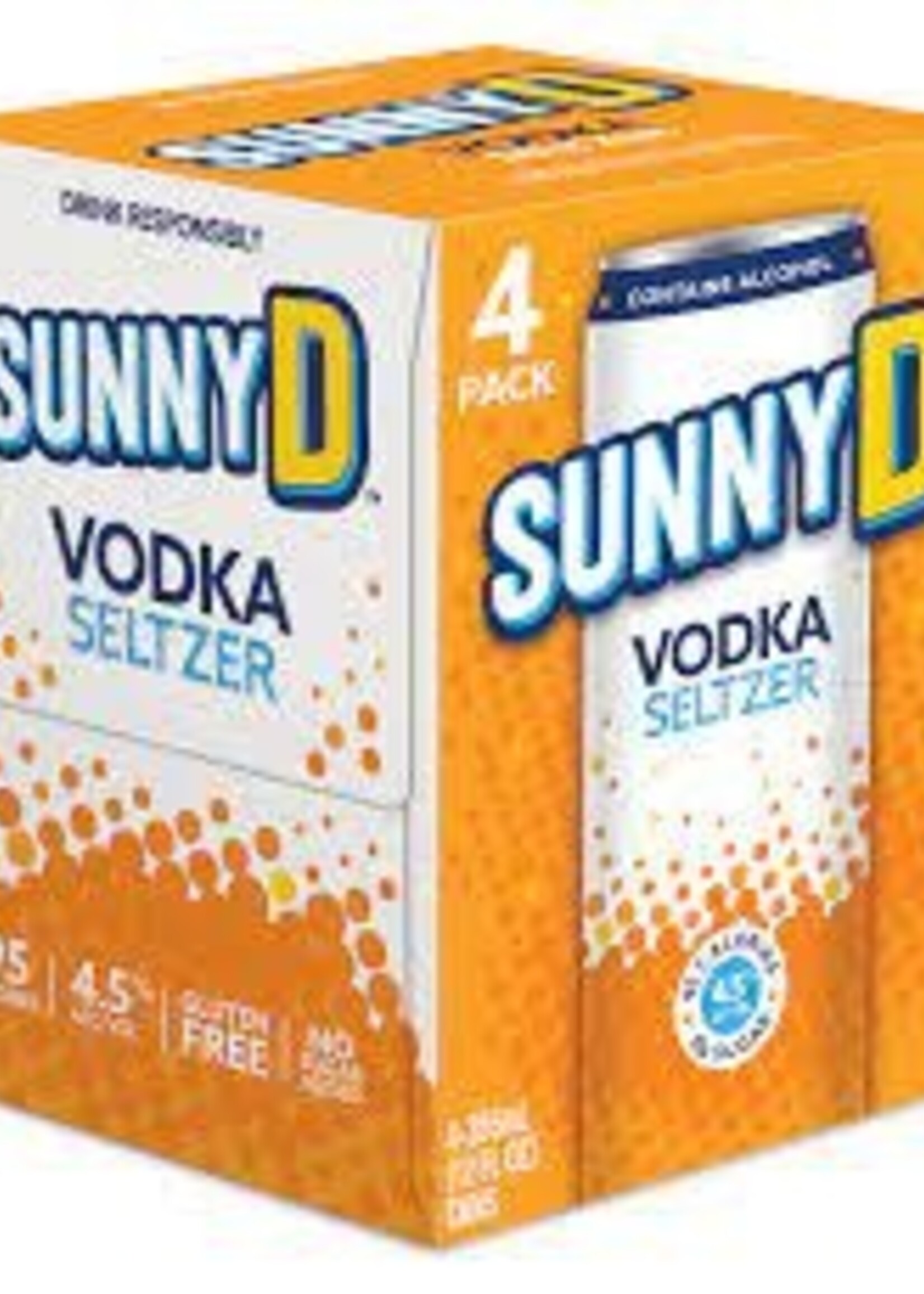 Sunny D Sunny D Vodka Seltzer 4 can