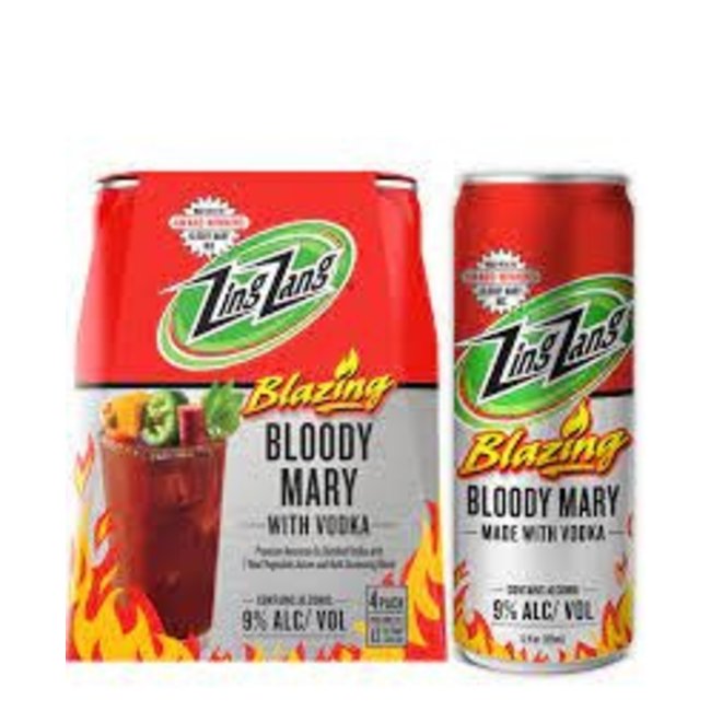 Zing Zang Blazing Bloody Mary RTD 4 can