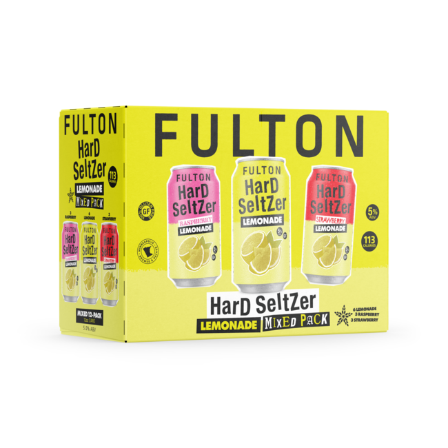 Fulton Seltzer Lemonade Mix Pack 12 can