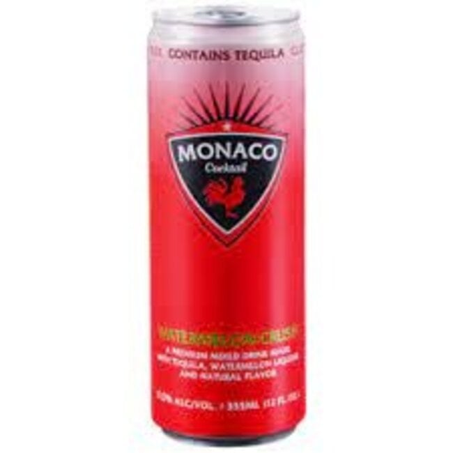 Monaco Cocktail Tequila Watermelon Crush 4 can