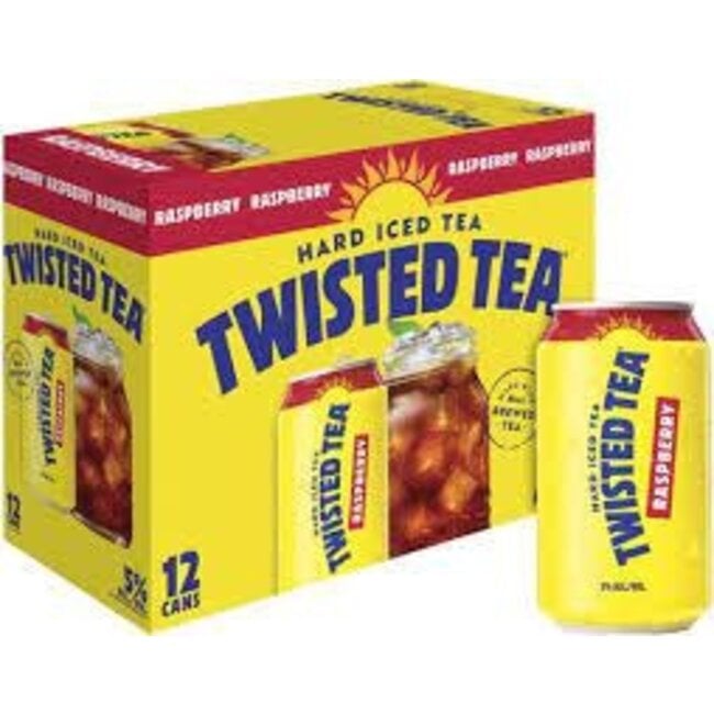 Twisted Tea Raspberry 12 can