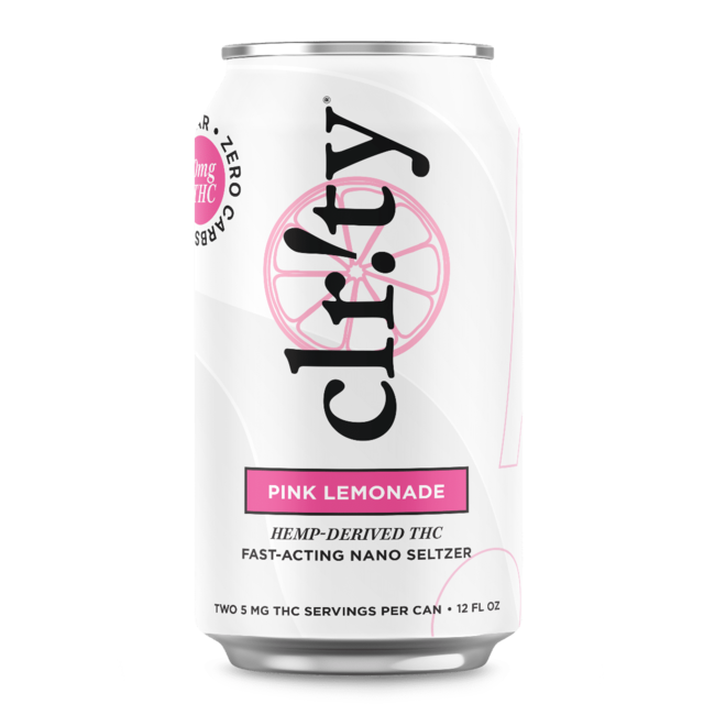 Clarity Pink Lemonade 10MG THC 4 can