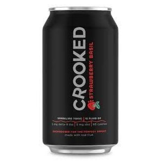 Crooked THC Crooked Strawberry Basil 5MG THC 4 can