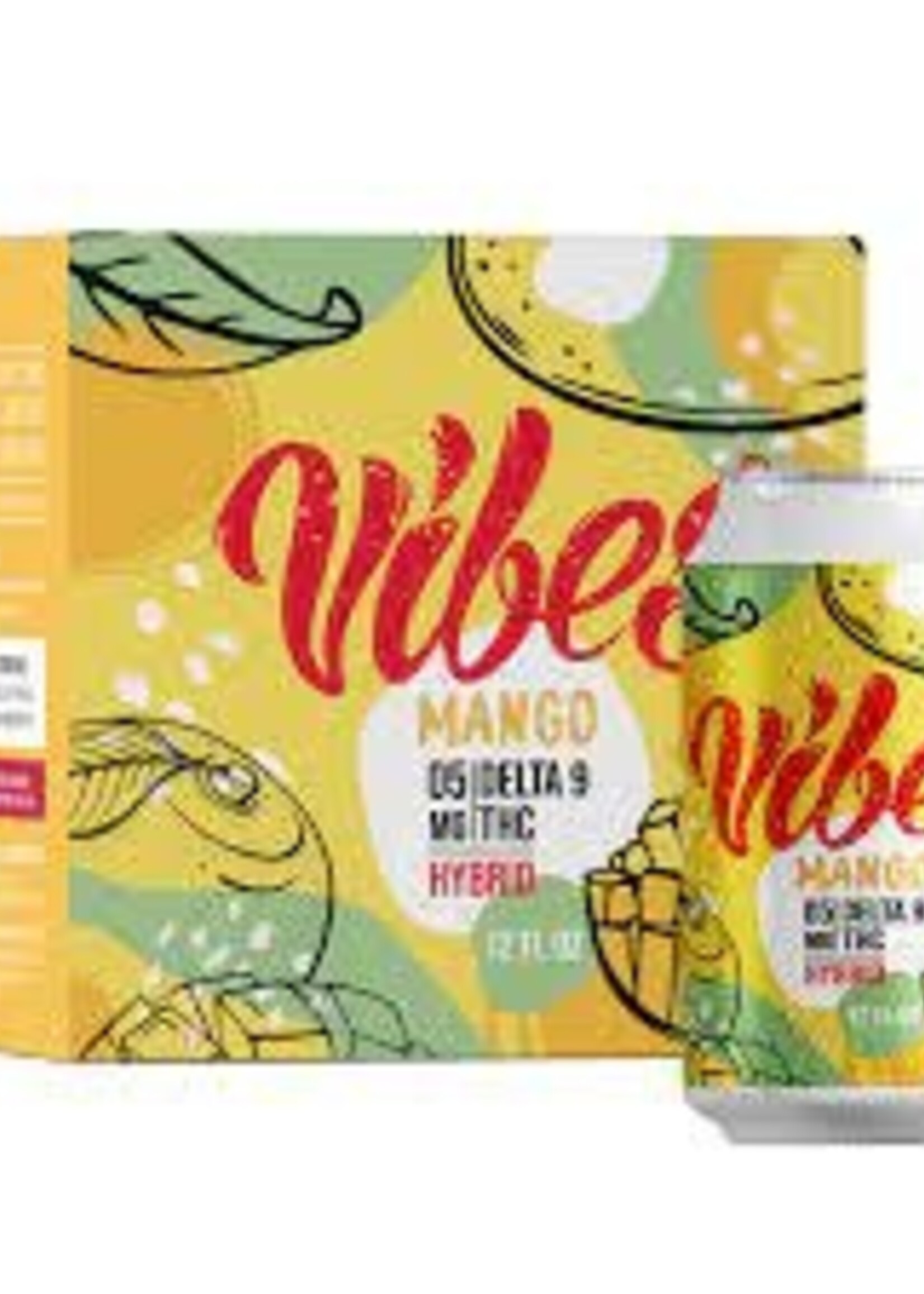 Vibes Seltzer Vibes Seltzer Mango 5MG THC 4 can