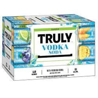 Truly Truly Vodka Soda Classic Variety 8 can