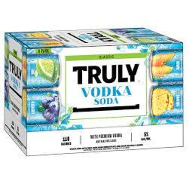 Truly Vodka Soda Classic Variety 8 can