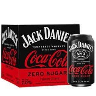 Jack Daniels Jack Daniels Jack & Coke ZERO RTD 4 can
