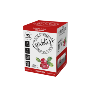Carbless Carbliss Cranberry 4 can