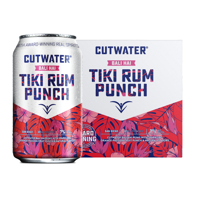 Cutwater Tiki Rum Punch 4 can