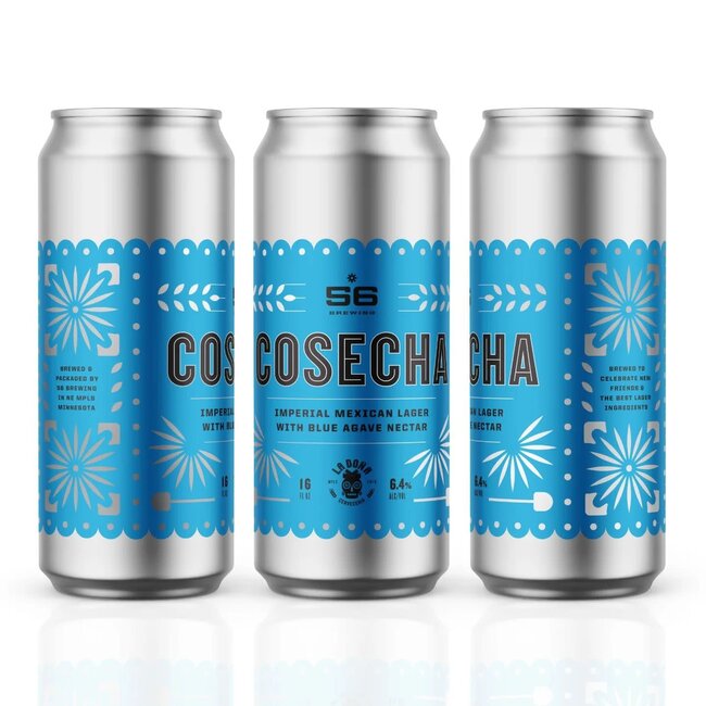 56 Brewing x La Dona Cosecha Mexican Lager 4 can
