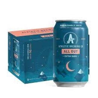 Athletic Brewing Athletic Brewing All Out Extra Dark Stout NA 6 can