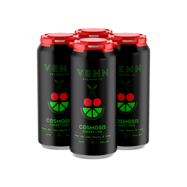 Venn Brewing Cosmosis: Cherry Lime Sour 4 pack