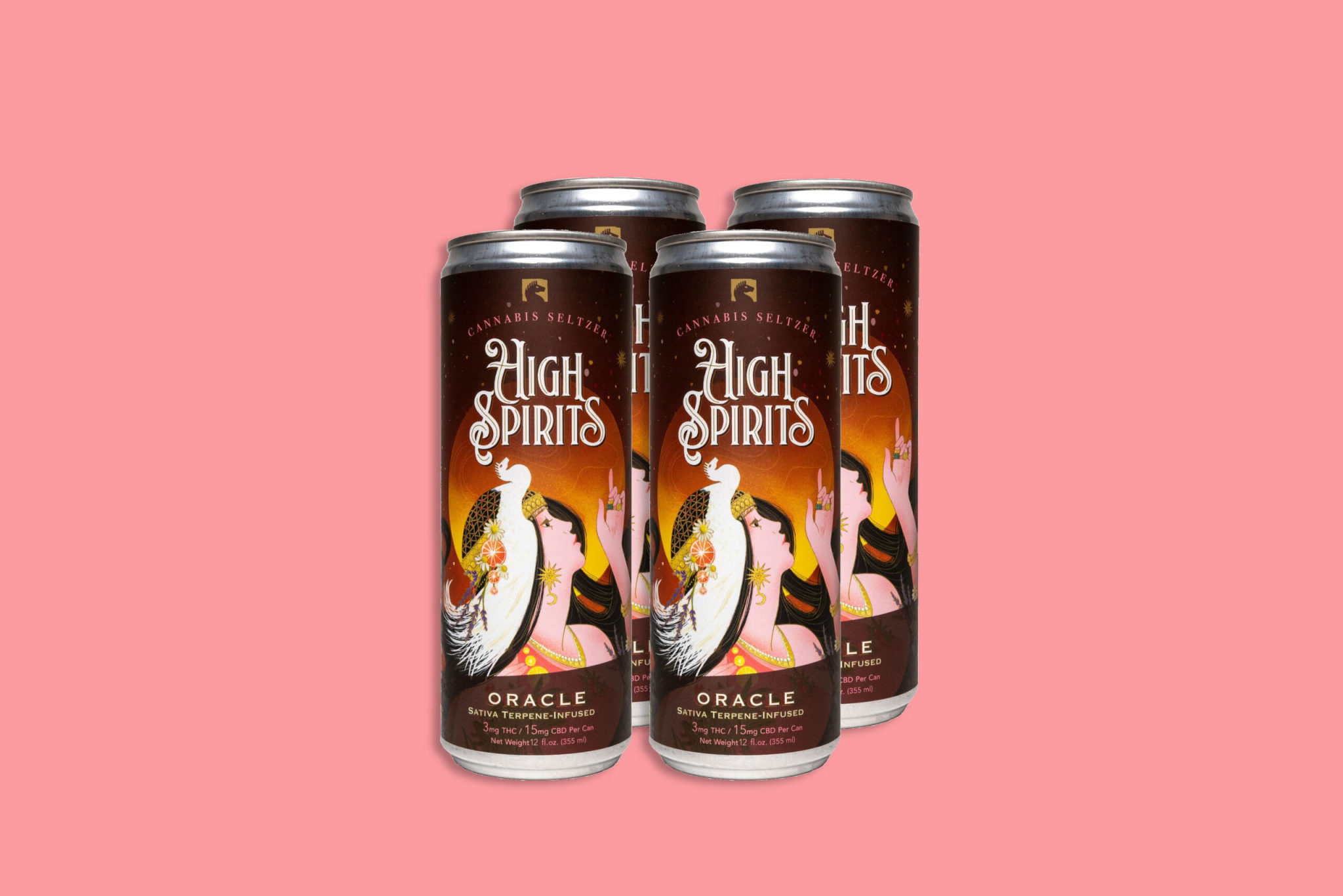 High Spirits High Spirits Oracle Grapefruit Lemon 10MG THC / 10MG