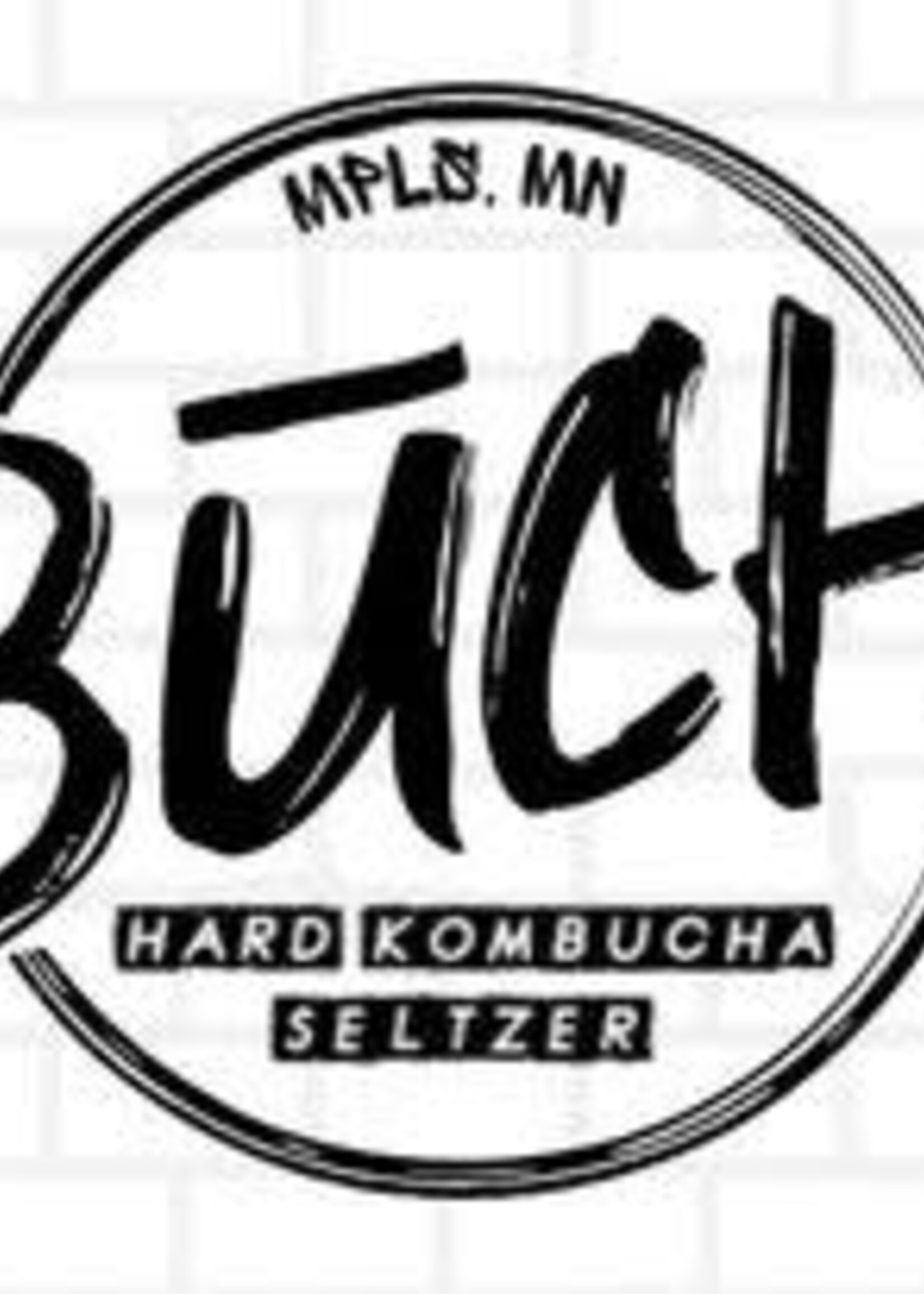 Buch Buch Lychee Lemongrass Hard Kombucha Seltzer 4 can