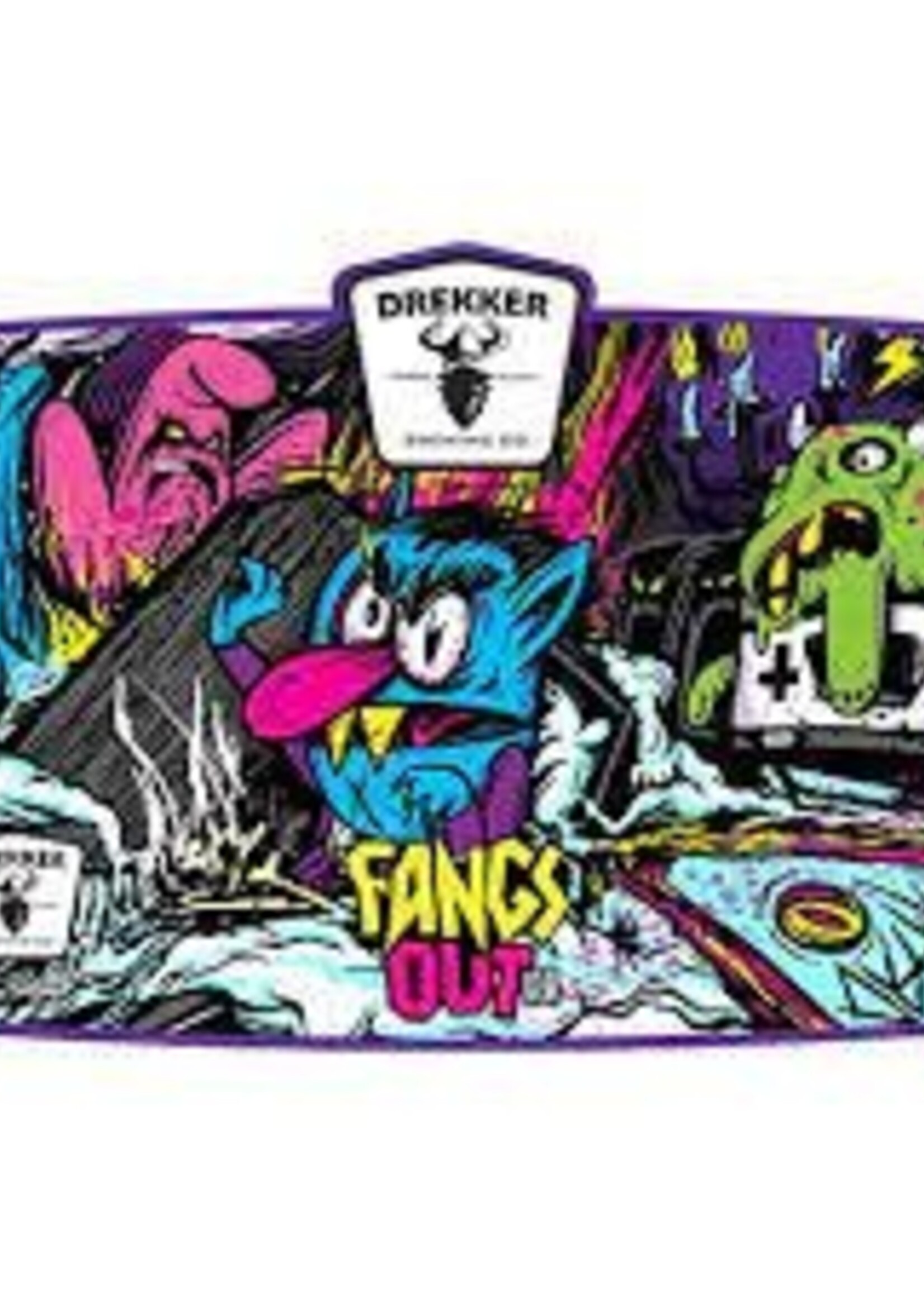 Drekker Drekker Fangs Out IPA 4 can