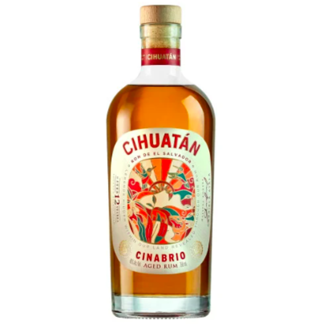 Cihuatan Cinabrio 12yr Bourbon Barrel Aged Rum 750ml